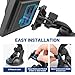 EWAY 4-Hole Direct Fit Suction Cup Mount for Backup Camera 4.3