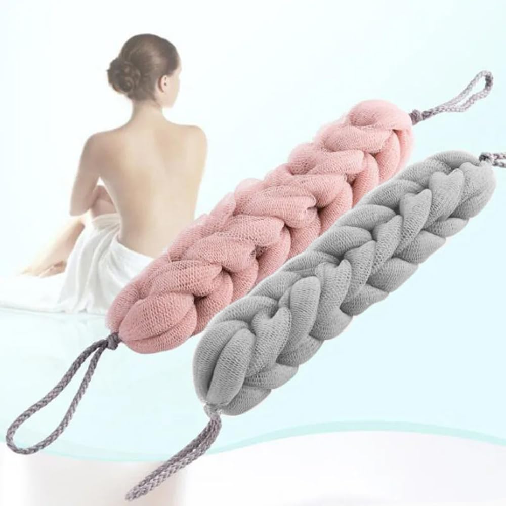 Spazzole per schiena, spugna e scrubber doccia, esfoliante corpo