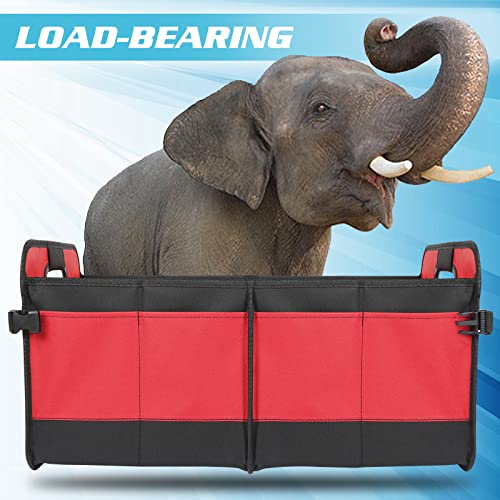 Sposuit Trunk Organizer For Car - Collapsible Trunk Storage With 11 Pockets & Reinforced Handles, Suv Trunk Organizers For Grocery Cargo #TOP6