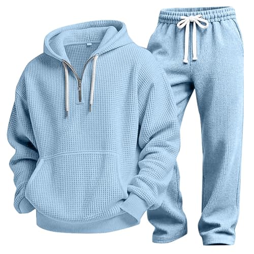 Survêtement de sport pour marche à pied veste à capuche et pantalon de jogging uni respirant