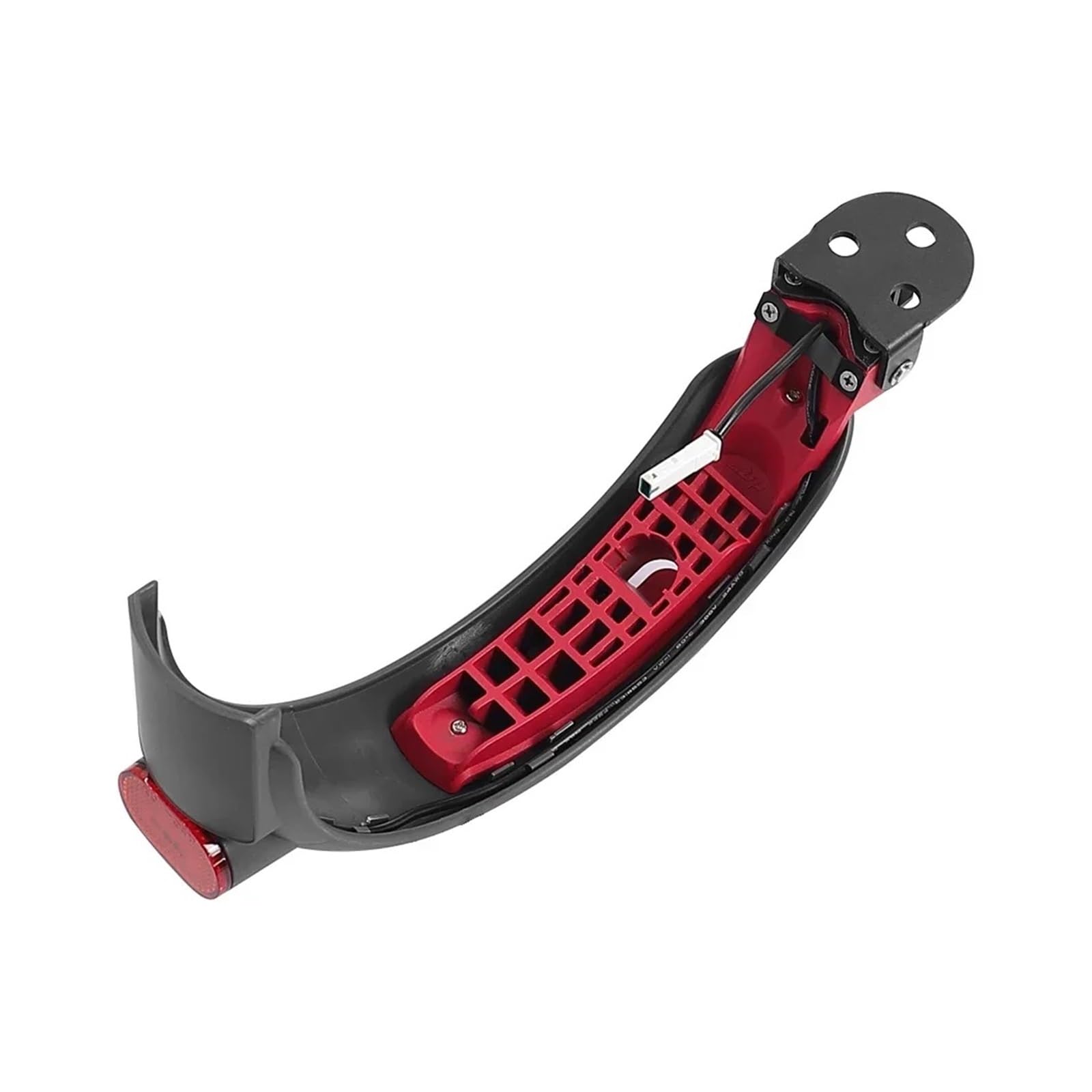 Kit de Luces traseras de Guardabarros Trasero de Aluminio, Compatible con Xiaomi M365 Pro Pro2 1S Mi 3(Red Kit)