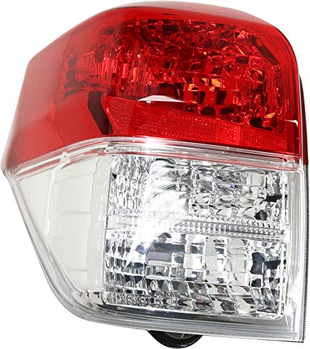 Evan Fischer Driver Side Tail Light Compatible With 2010-2013 Toyota 4Runner SR5 and Limited Models