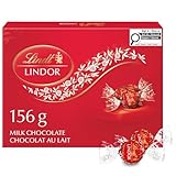 Lindt LINDOR Milk Chocolate Truffles Gift Box, 156-Gram Box, Chocolate Gift Box Perfect for Gifting