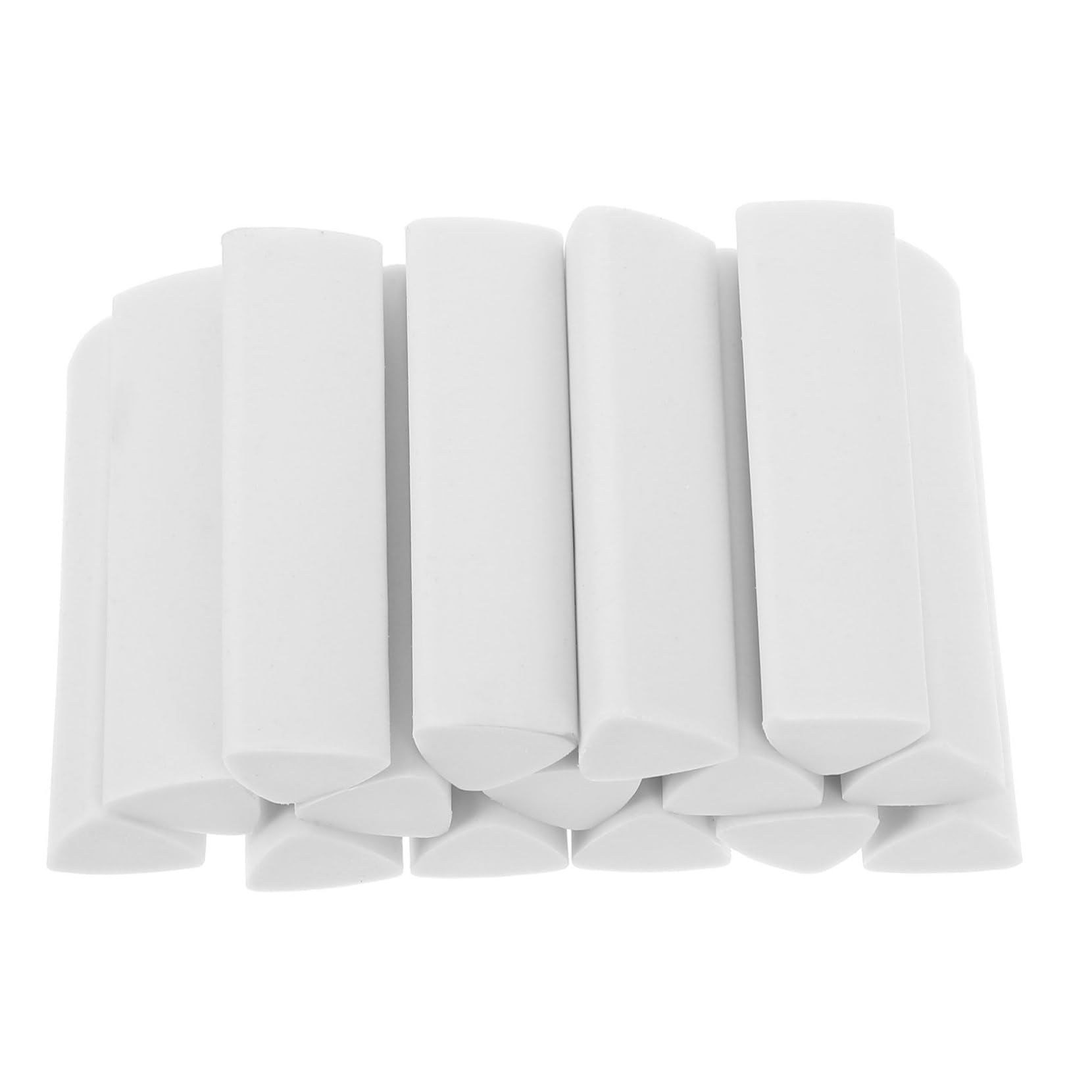 75 Pièces Gomme Crayon Triangulaire Silencieuse pour Garçon Fille Effaçage Précis sans Débris Ergonomique Réutilisable pour Bureau École et Dessin