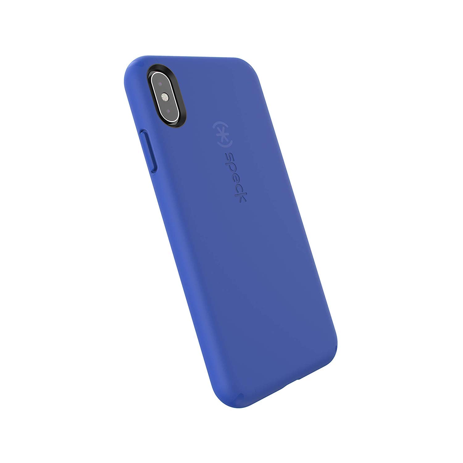 Speck Products CandyShell Fit iPhone Xs Max Case, Blueberry Blue/Blueberry Blue