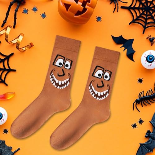 Funny Cartoon Halloween Socks Womens Girls Boys Novelty Crew Socks - image 3
