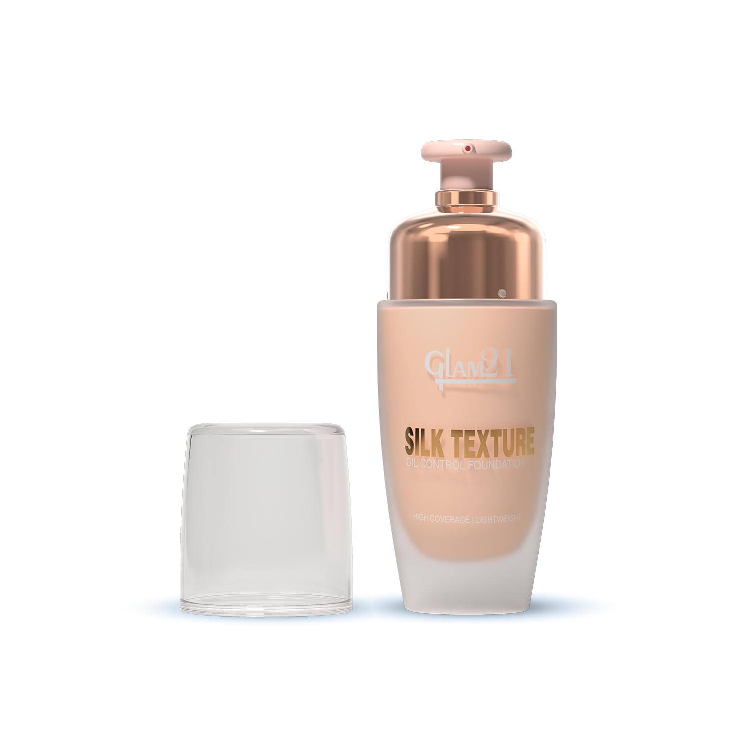 Glam 21 Silk Foundation-Lightweight Hydrating Oil-free Satin Formula for Long-lasting Makeup | Balance Skin pH Level | SPF35 UV Protection | Suitable for All Skin Type| 50gm, 03-image-28