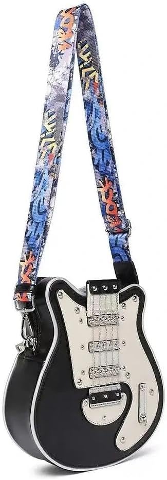 Guitar Tote Bag for Women, Leather Crossbody Bag, Handbag for Wedding, Prom, Parties, Work, Travel(Styles 475