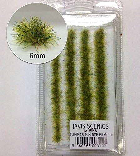 Grass Strips Summer Mix: Javis Scenics JSTRIP6 Static Grass Scenery
