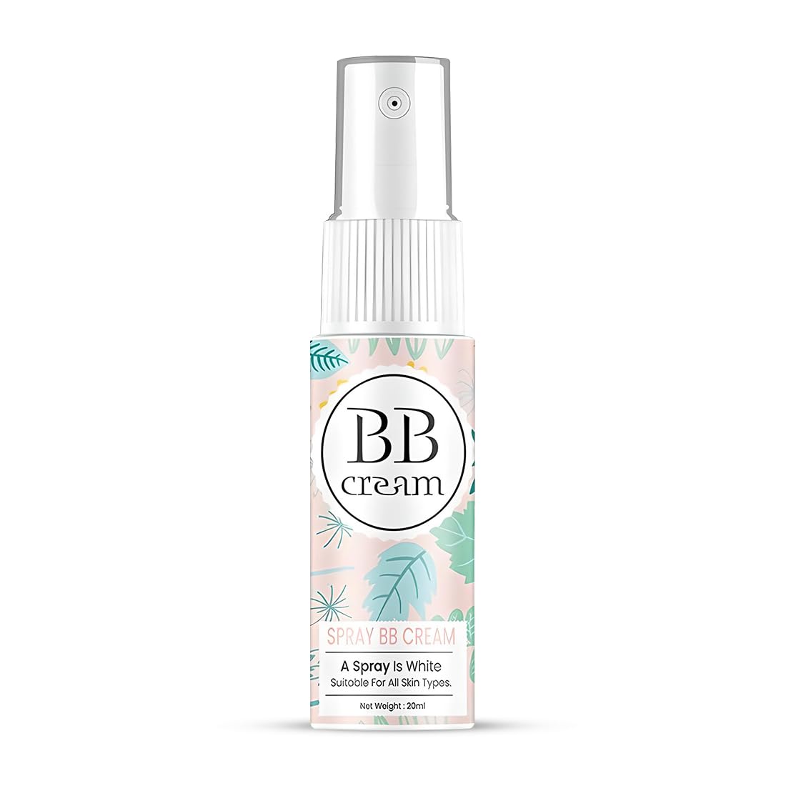 BB Cream Whitening Spray – Foundation & Skincare, Oil-Free, Skin Brightening, Hydrates & Evens Skin Tone For Men & Women - 20ml