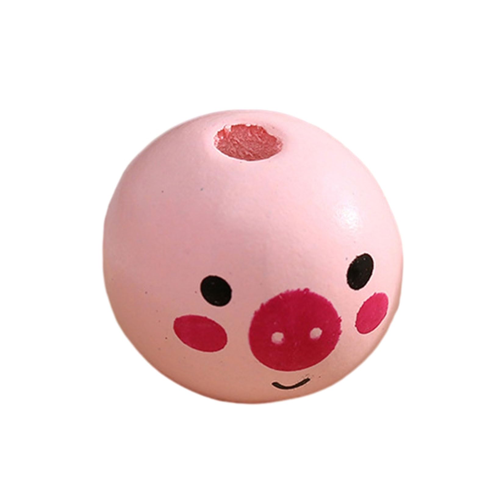 Amazon.co.jp: 100個 木製ビーズ 20mm アニマルウッドビーズ 木製 