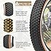 WEEROCK 20 Inch Bike Tire Two Pack 20 in Bicycle Tires Folding Bead Replacement Tyre, 20x2.125 Inch Wide Mountain Bicycle Tires with Inner Tubes for 20