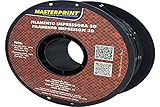 Filamento Impressora, Masterprint, PETG, 3D, Preto, 1,75 mm, Rolo de 1 kg