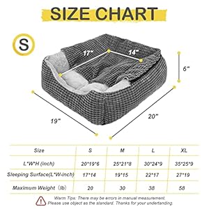   GASUR-Dog-Beds-for-Large-Medium-Small-Dogs-Rectangle-Cave-Hooded-Blanket-Puppy-Bed-Luxury-Anti-Anxiety-Orthopedic-Cat-Beds-for-Indoor-Cats-Warmth-and-Machine-Washable-20-inches-Grey