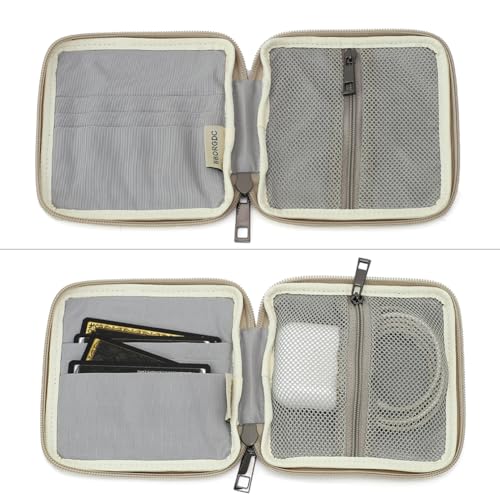 Floral Jacquard Bifold Wallet for Women - Breathable Mesh Zipper Credit Cards Holder & ID Case - Small Travel Card Organizer - Unique Original Design3