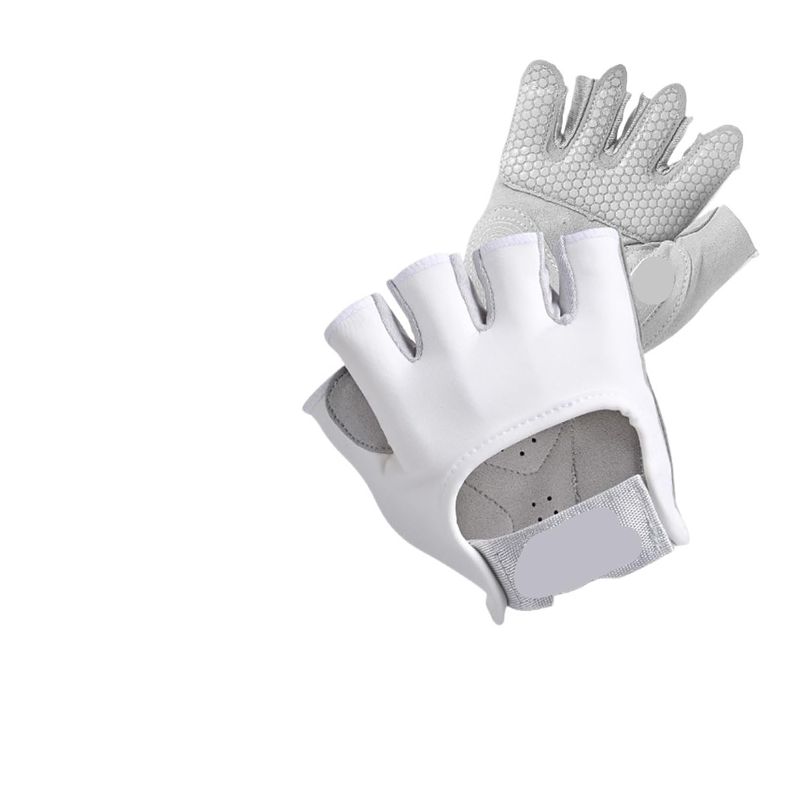 Gants de Sport 1 Paire de Gants de Fitness, d'entraînement de Musculation, de Sport, d'haltérophilie, Gants antidérapants for Femmes et Hommes, Gants de Yoga(White,XS)