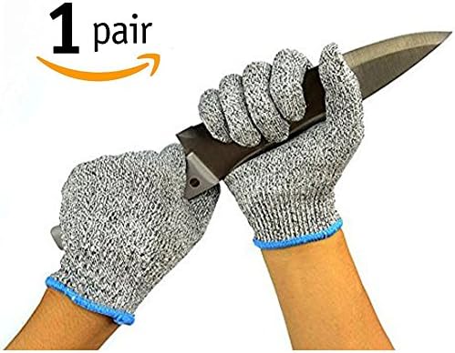 Seeway Cut Resistant Gloves Level 5 Kevlar Gloves Kitchen Food Grade Cut Protection for Work Safety, 1 Pair