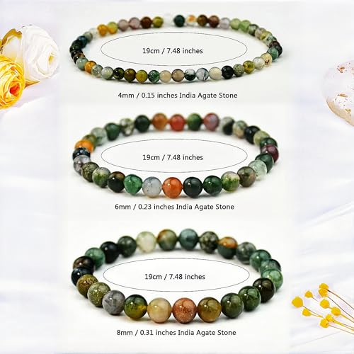 3 Pulseras de Cristal Turquesa Curativo para Mujer y Hombre miniatura 2