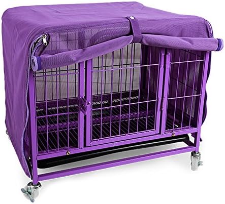 Homiego Mesh Pet Dog Kennel Cover, Breathable Anti Mosquito Dog Crate Net for Dog Wire Crate Summer Outdoor (M)