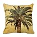 Vintage Palm Tree - Tropical Customized Template Print Custom Zippered Pillow Cushion Case Throw Pillow Covers 18 x 18 Inches