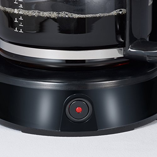SEVERIN KA 4491 Cafetera Select para filtros de Café Molido, 10 tazas incluye jarra de cristal, negro - Imagen 4