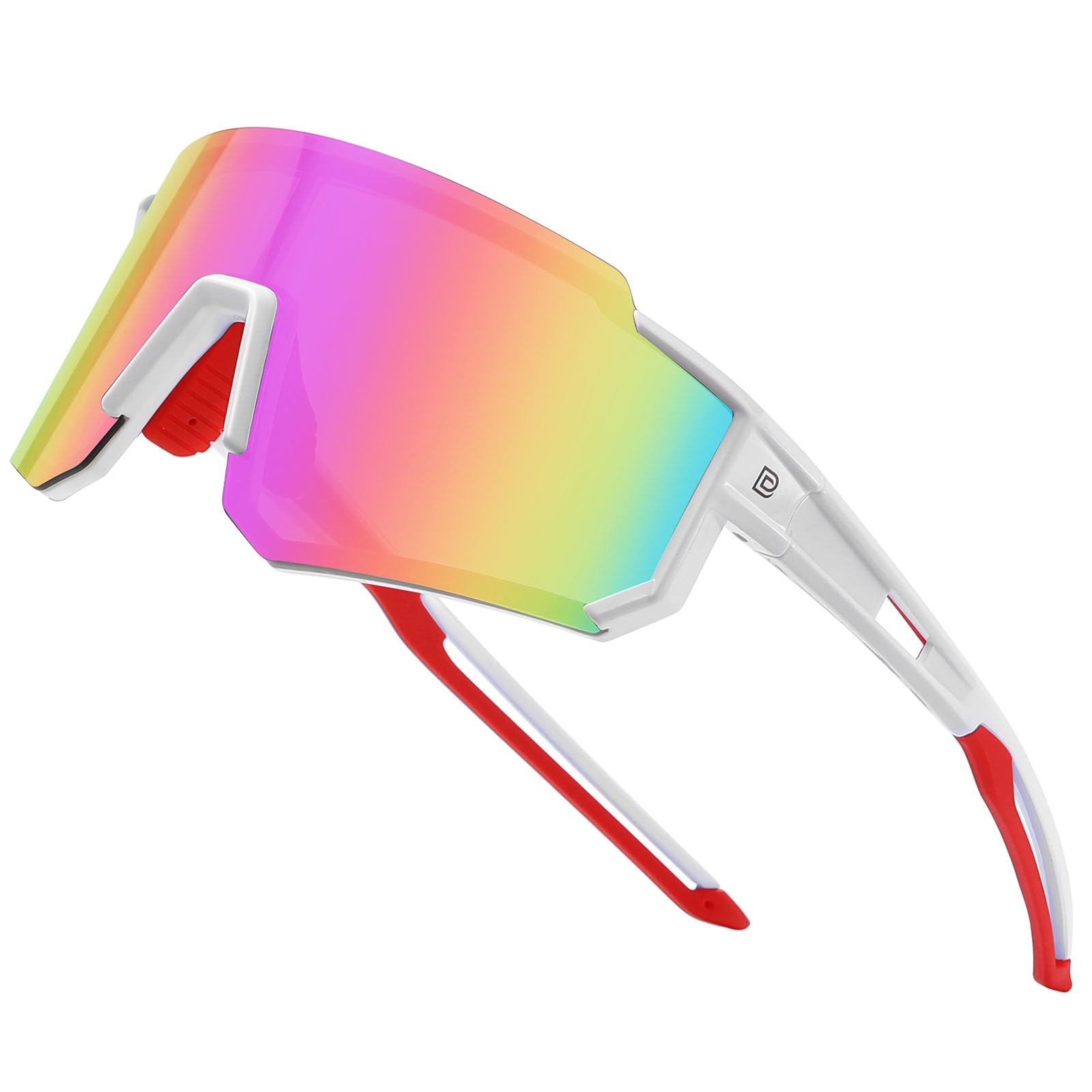 DUCO Polarisierte Sport Sonnenbrille für Herren Damen UV400 Schutz Baseball Radfahren Laufen Fischen Sonnenbrille DC0068