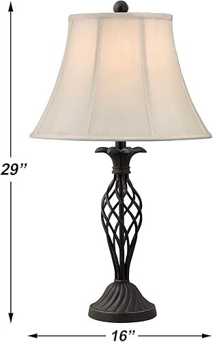 Miniatura 2 de Medallion Lighting Corporation Agave - Juego de lámparas de pie y mesa (3 piezas)