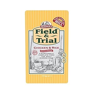 Skinner’s Field & Trial Chicken & Rice – Complete Dry Adult Dog Food, Sensitive, Gentle Digestion, 15kg