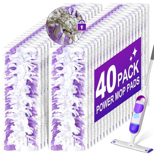 Image of Cafonil 40 Pack Disposable Power Mop Pads for Swiffer Power Mop Pads