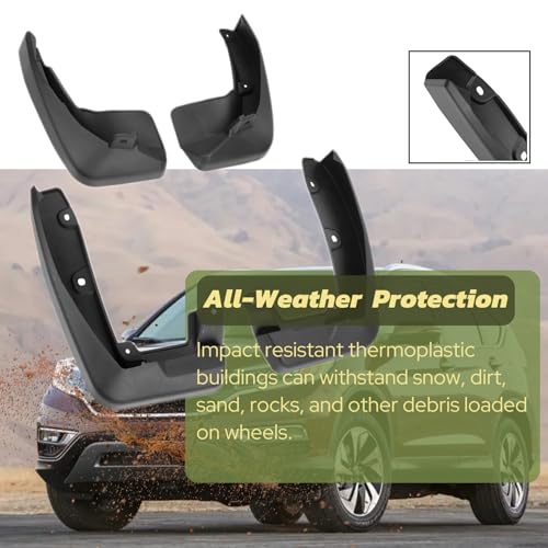 Image of Mud Guard Compatible with Honda CRV Sport Utility 2017 2018 2019 2020 2021 2022 with Front & Rear 4PCS Mud Splash Guard & Mudflaps