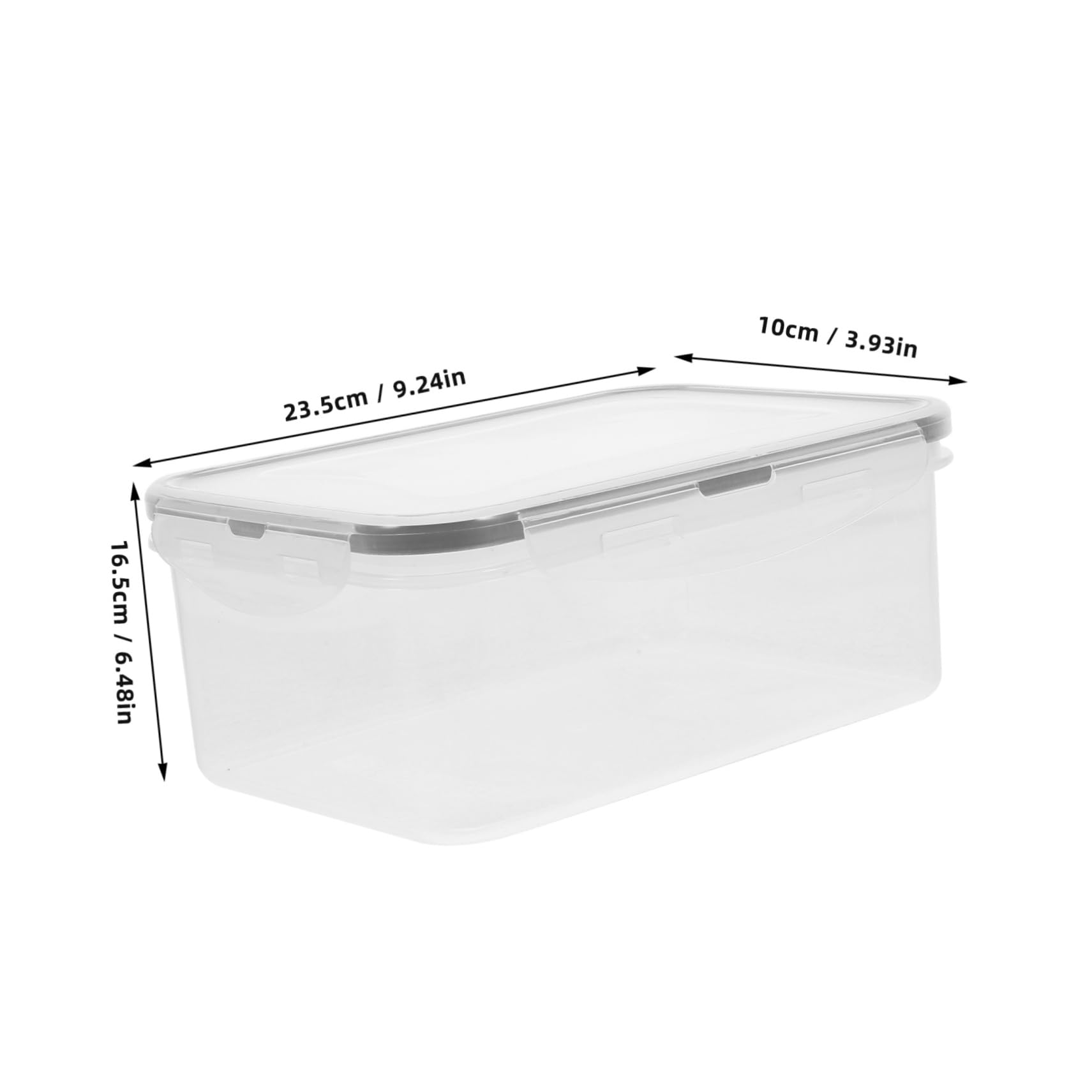 PRETYZOOM 15piezas Contenedores De Almacenamiento Para Frigorífico De Cajas Apilables Con Tapa Para Frutas Verduras y Alimentos Material Seguro y Para Refrigeradores y Congeladores