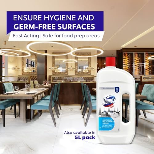 Image of DOMEX MSC UPRO 1LTR | Domex Disinfectant Multi-Surface Cleaner, Floor, Tile, Wall & Glass Cleaner | Multi-Purpose Cleaner