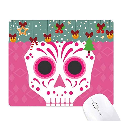 Tapis de souris tête de mort mexicaine tapis de Noël caoutchouc