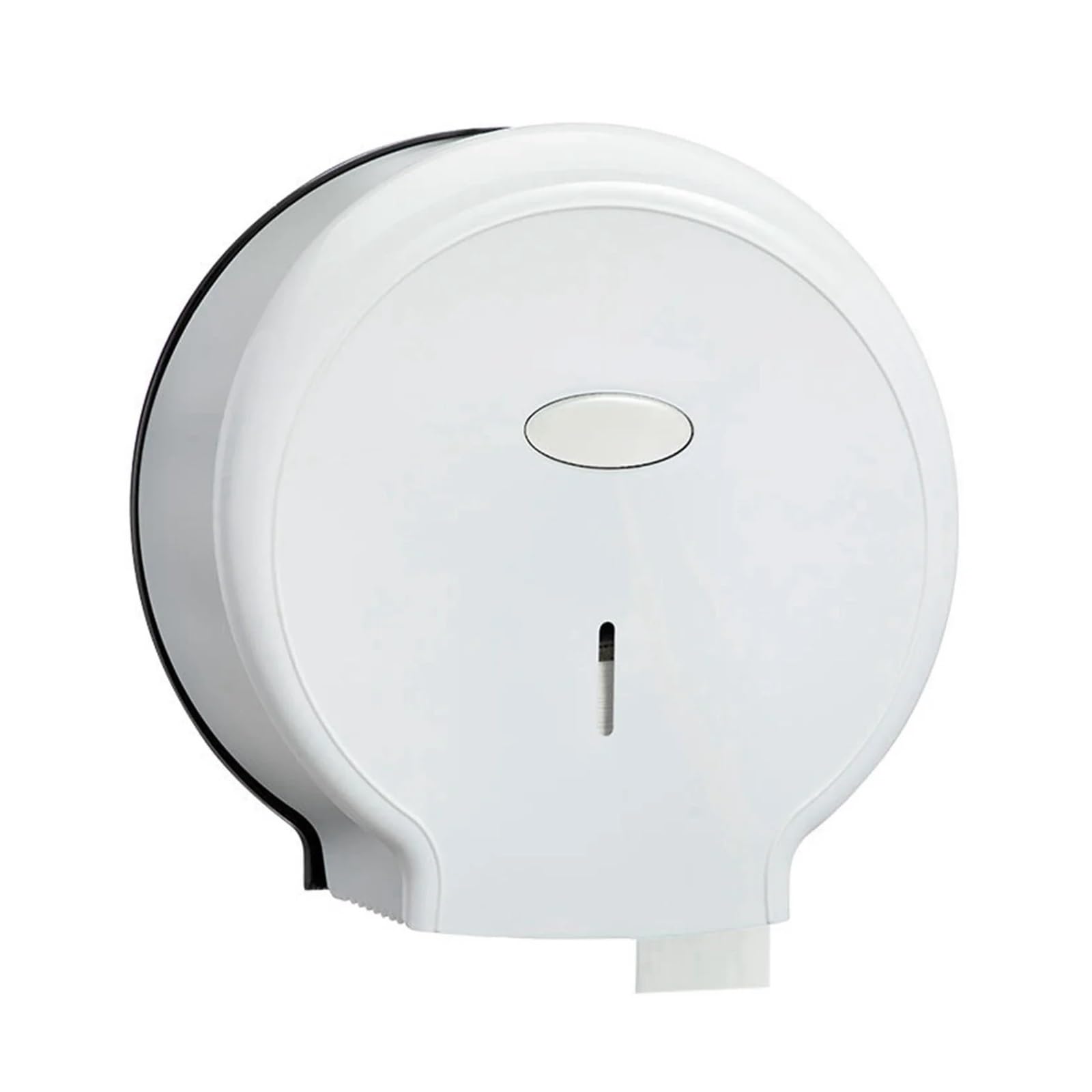 Porta carta igienica Dispenser for rotoli impermeabile for montaggio a parete for accessorio da bagno for punch in tessuto singolo(WHITE)