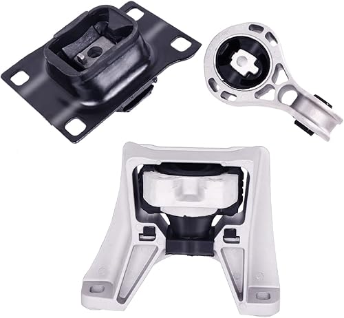 Miniatura 1 de Kit de montaje de motor y transmisión, 3 piezas, compatible con Ford Focus 2008 2009 2010 2011 2.0L A5322 A2986 A5495 8S4Z6068A 98AB7M121AK