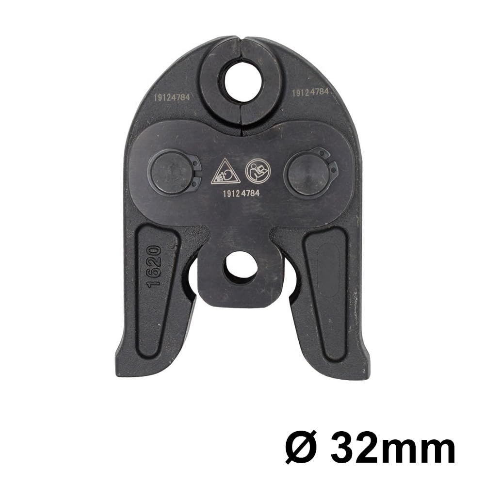 3S SuperSamaStore Mordaza pinza para prensadora perfil TH Diám. 32 mm Accesorios multicapa, adaptador mordaza compatible con pinzas crimpadoras y accesorios más populares