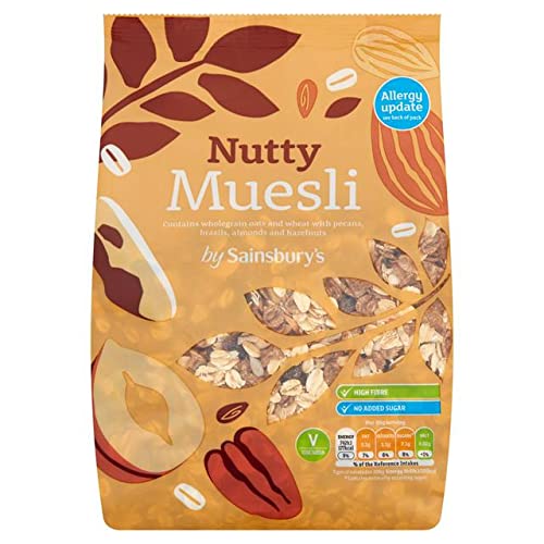 Buy Sainsbury's Nutty Muesli 750g A blend of wholegrain wheat flakes