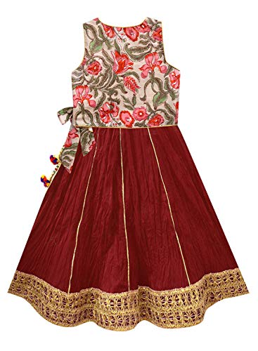 Image of A.T.U.N. (ALL THINGS UBER NICE) Girl's Cotton Lehenga Choli