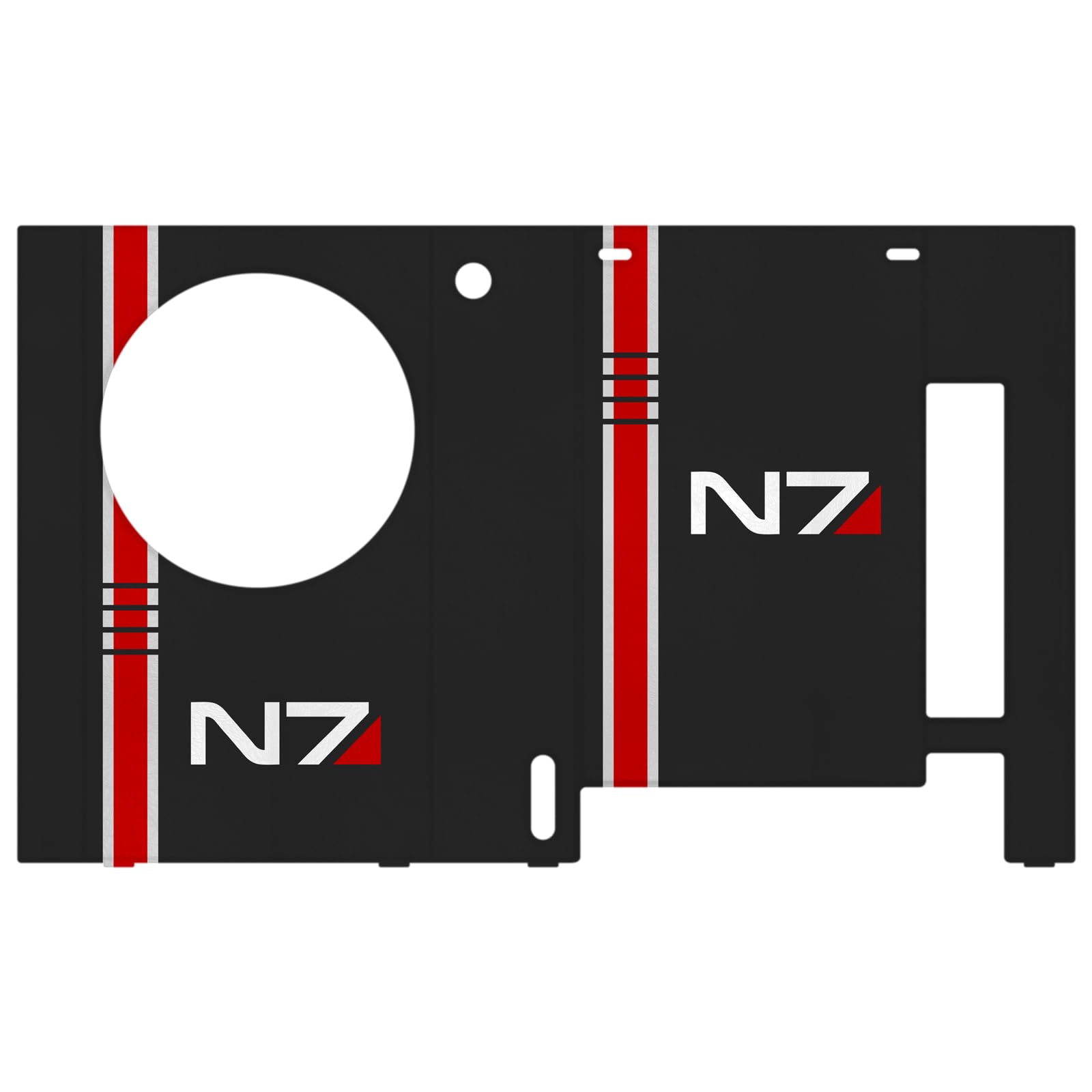 Head Case Designs Offizielle EA Bioware Mass Effect N7 Logo Grafiken Spielekonsolen Wickeln kompatibel mit Xbox Series S Console