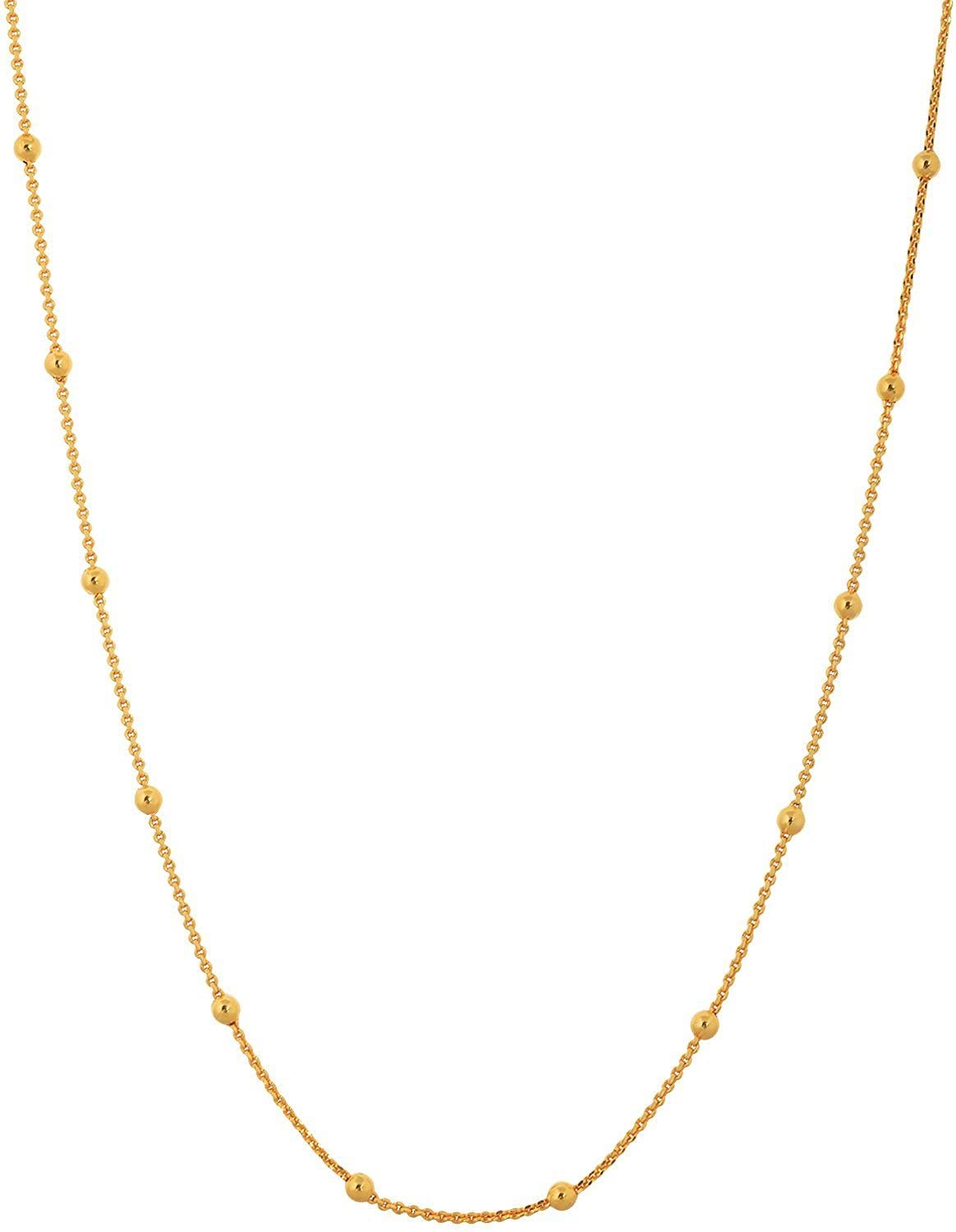 JewarHaat Chain Gold Plated Round Ball Designer Daily Use Ball Jewelry for Men Women, Boys Girls, Unisex-image-24