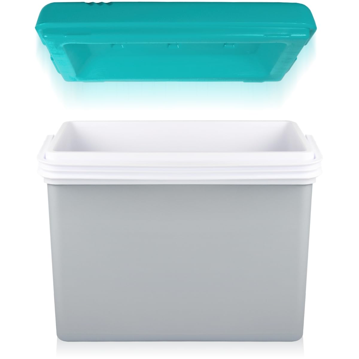 Kühlbox Isolierbox Kühltasche Camping Thermobox Isoliertasche Grau