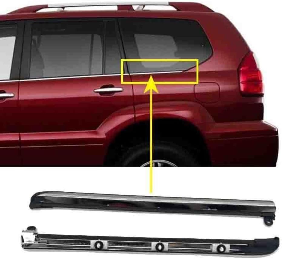 Weatherstrip Rear Window Moulding Trim Seal Belt 2pc