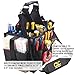 CLC Custom LeatherCraft 1528 Large Electrical and Maintenance Tool Carrier, Black