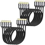 Vorothin HDMI Cable 3.3 FT 10-Pack, High Speed 8K HDMI Computer Monitor TV Cable with eARC/ARC CL3 Rated Cord 48Gbps with 8K@60Hz, 4K@144Hz/120Hz, HDR10+, HDCP 2.2/2.3 for All HDMI Devices