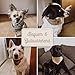 Hundehalstuch mit Namen Bestickt, Oeko-TEX® Standard 100 - Personalisiertes Hunde Halstuch als Geschenk für Hundeliebhaber (Khaki)