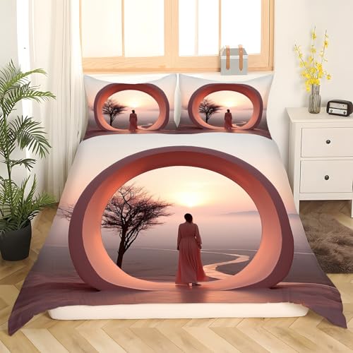 Housse de couette en microfibre douce 90x190 avec fermeture Éclair - 3