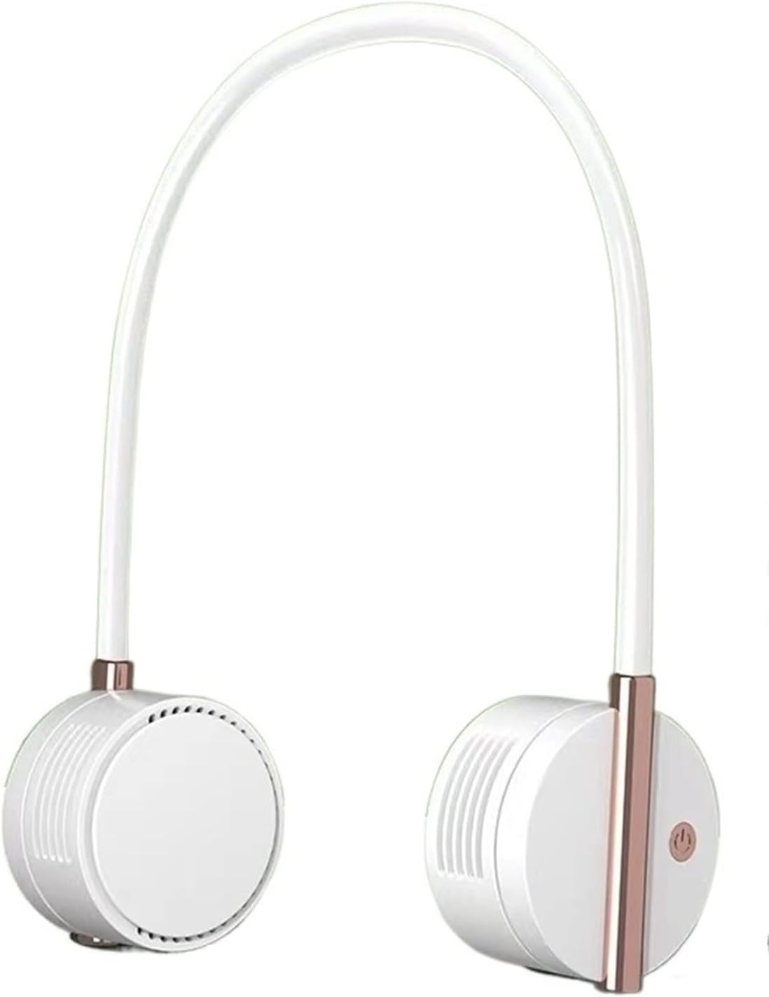 Ventilatore Elettrico Portatile, Senza Foglie, da Appendere al Collo, Ricarica USB, Pieghevole, Piccolo, Ventilatore da Campeggio