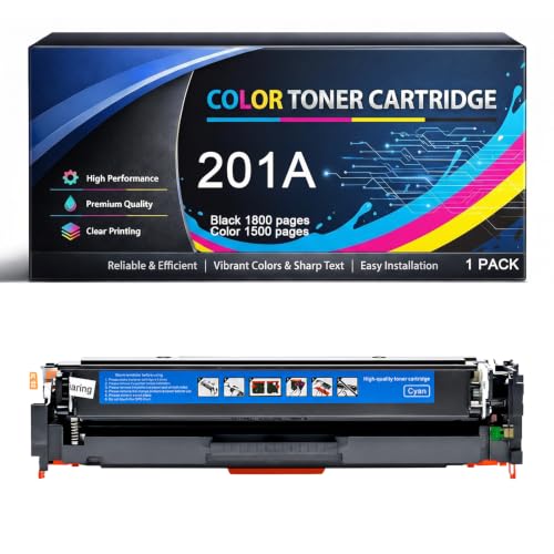 Cartouche Toner CF403A 201A Cyan Compatible Imprimante Color LaserJet M252n M274n