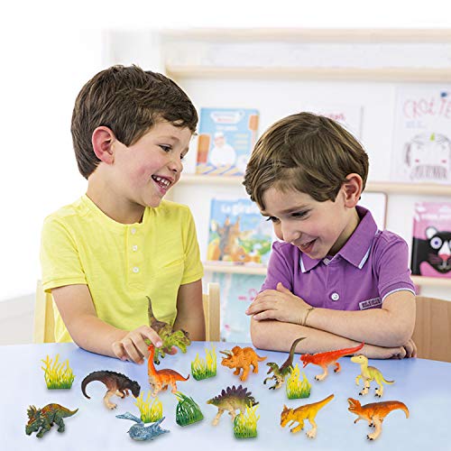 Vanplay 21ST Dinosaurier Spielzeug Kindergeburtstag Deko Dino Set mit Aufbewahrungseimer für Kinder – Bild 7