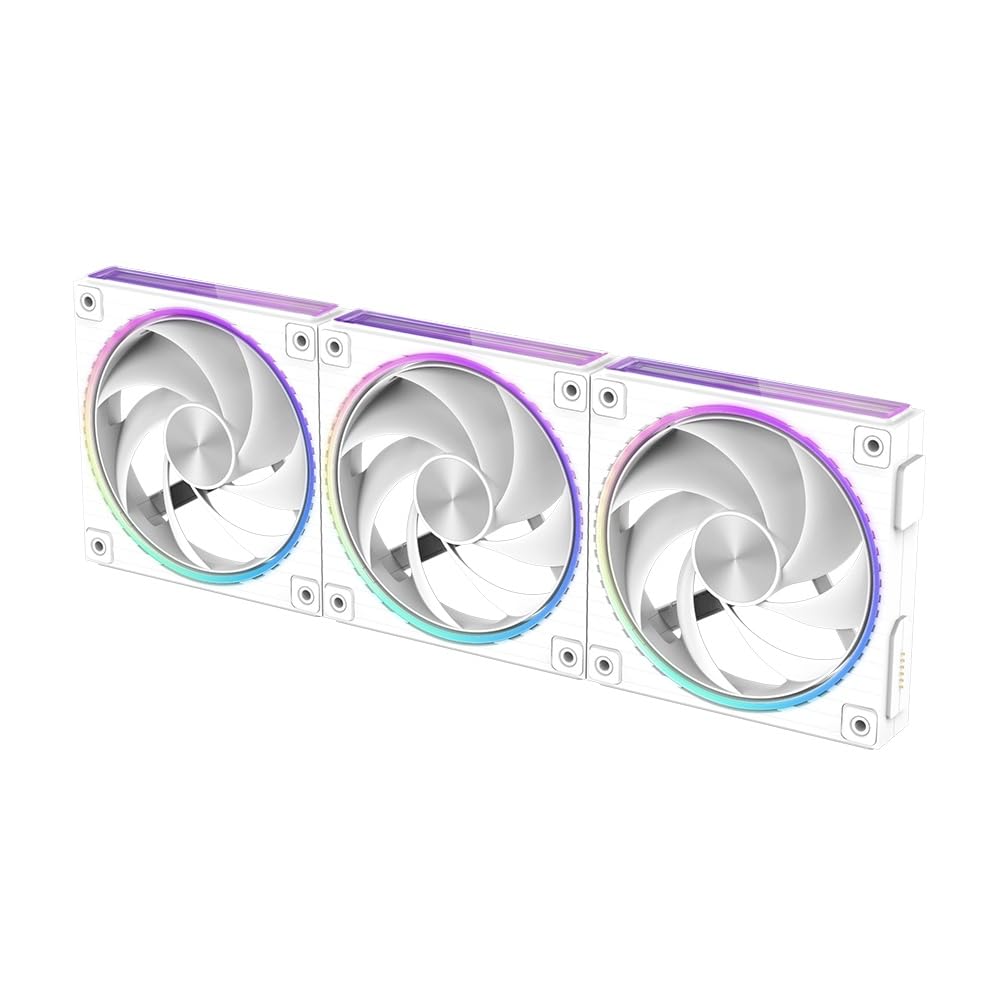 ZALMAN ZM-DF120 A3 WHITE Ventilateur de boîtier PC, lot de 3 unités